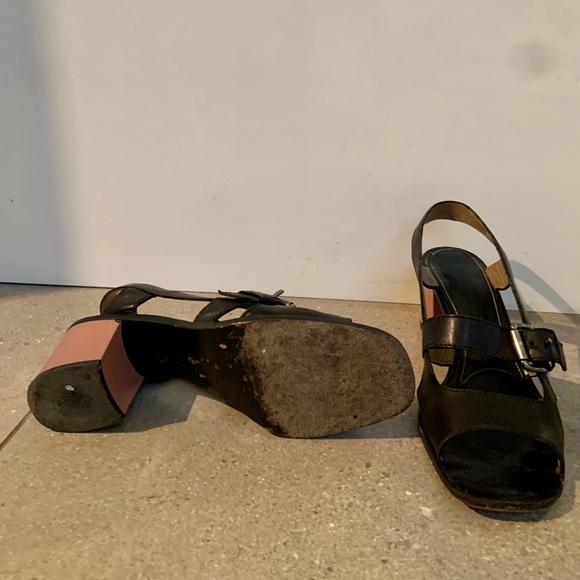 Marni Black Slip-on with brown block heels - Picture 9 of 9